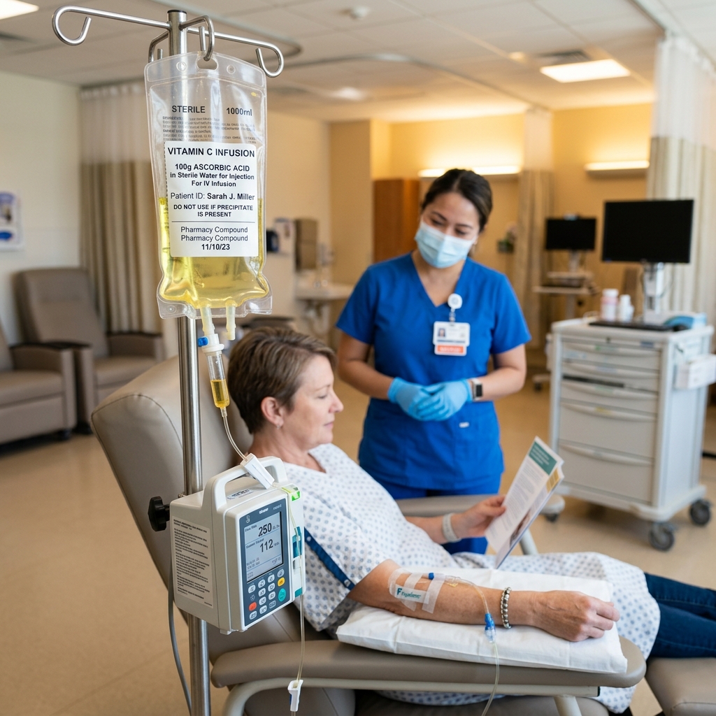 Yüksek Doz C Vitamini Uygulaması